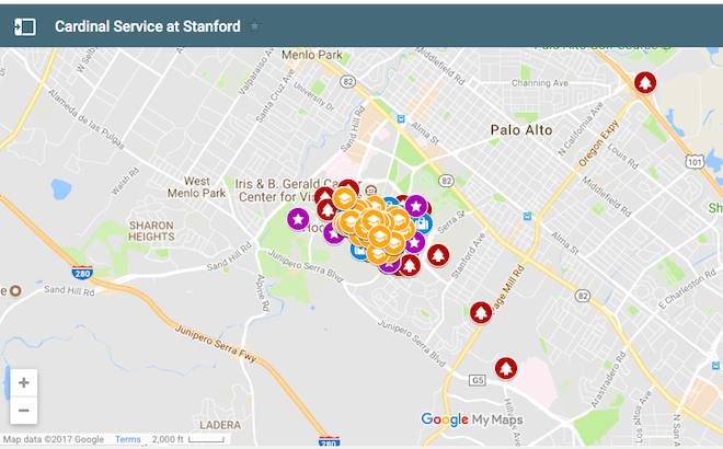 Cardinal Service Map